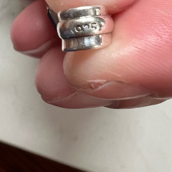 Vintage Sterling Silver Amethyst Brooch & Earring set - Picture 11 of 12